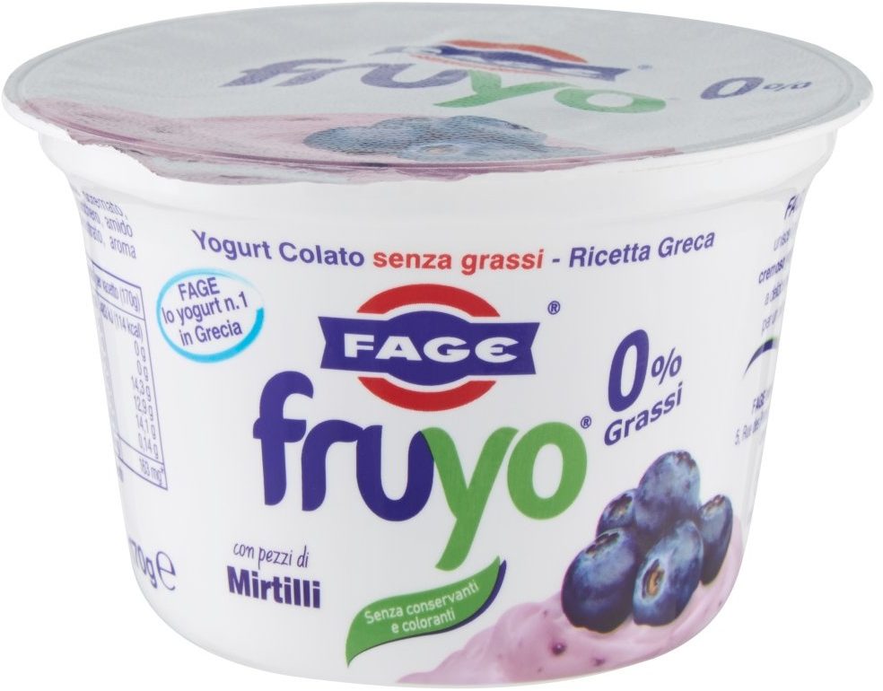 Yogurt greco fruyo 0% grassi vaniglia FAGE 170 G - Coop Shop
