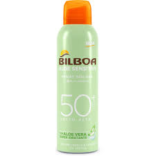 Bilboa Aloe Sensitive Spray Solare 50⁺ Molto Alta 150 ml