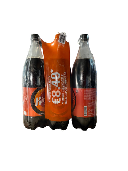 Kinnie zero 1.5ltr 6pack €8.49c