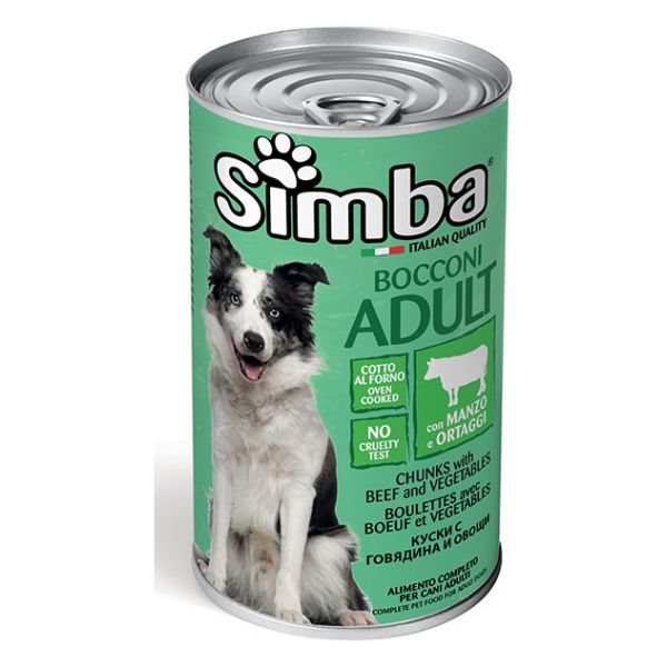 Simba Dog Food with Beef and Veg 1230gr