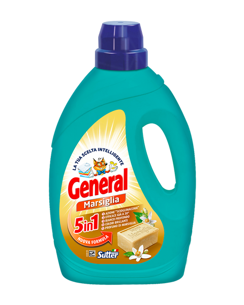 General 5 in1 Laundry Detergent marsiglia 2.7lt