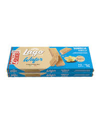 Lago Wafers vanilla cream  2x125g