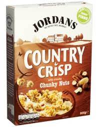 Jordan's country crisp chunky nuts 500gr 50c off