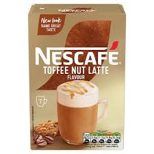 Nescafe Toffee Nut Latte 7 Sachets 130.2g