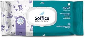 Soft soaked wipes baby Aqua pcs. 72