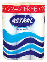 ASTRAL TOILET PAPER 24 ROLLS