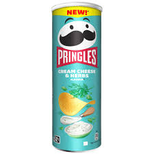 Pringles large cream and herbs 165gm