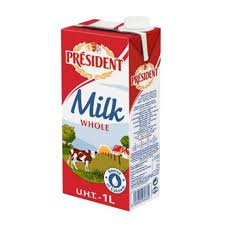 President Whole Milk 1ltr