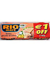 Rio mare 3x160gr €1.00 off