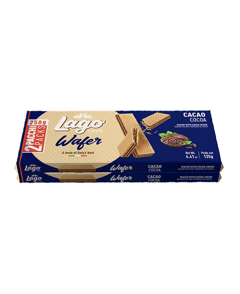 Lago Wafers cacao cream 2packs 250g