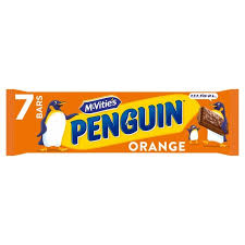 McVitie's Penguin Orange Bars 7 x 24.6g