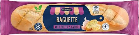 BREAD BASKET GARLIC BAGUETTES 175gr