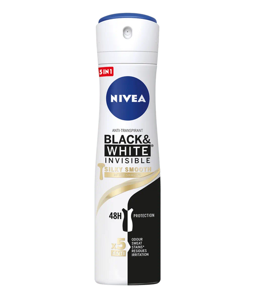 Nivea Black & White silk smooth 150ml deo spray