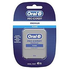 Oral B dental floss 40 m. Premium Fresh mint.