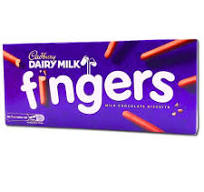 Cadbury fingers 114gr