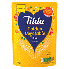 Tilda Golden Vegetable Rice 250gr