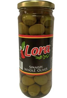 Lora Whole Green Olives 283gr