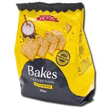 Devon Bakes Cracker Thins Salt & Pepper Flavour