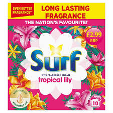 Surf Washing Powder Tropical Lily 10 washes 500g