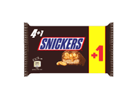 Snickers bars multipack 4+1 free