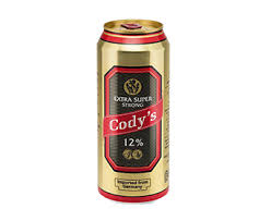 Cody's Beer Extra Super Strong 12%alc. 50cl