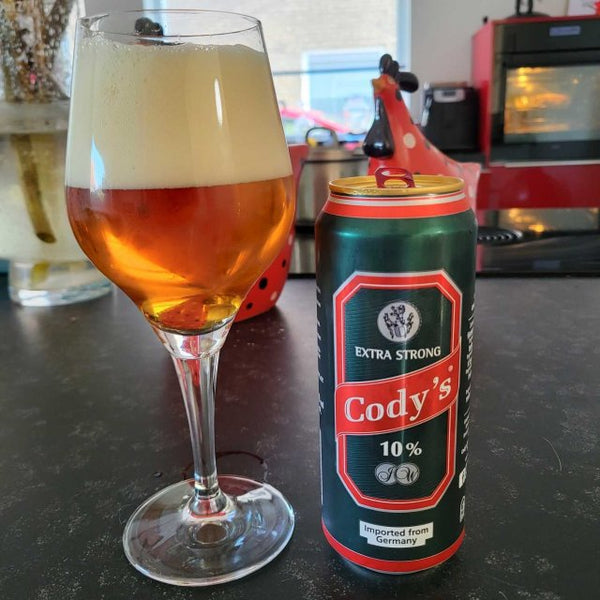 Cody's Extra Strong beer 10% 500ml