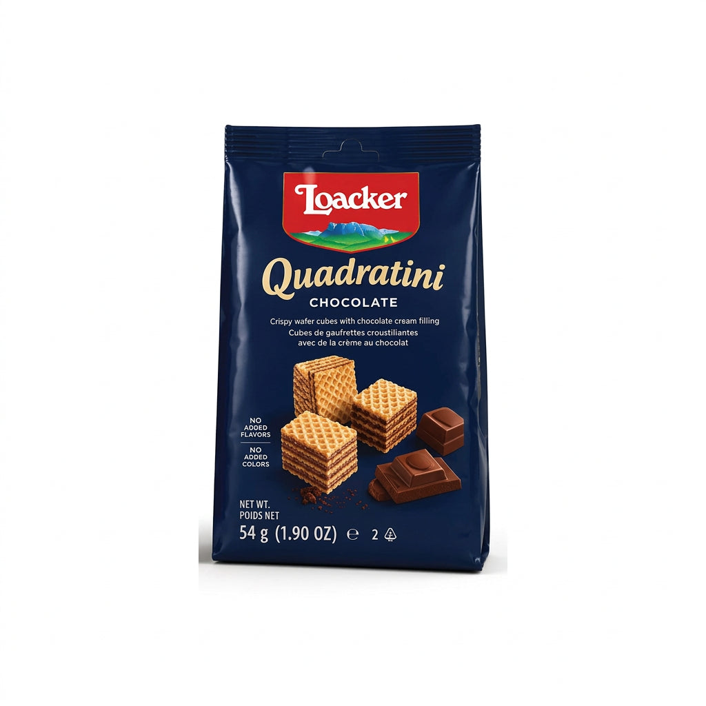 Loacker Quadratini Chocolate 54gr – Galea Supermarket