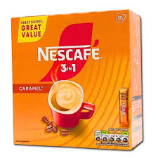 NESCAFE SACHETS 3 IN 1 CARAMEL X12