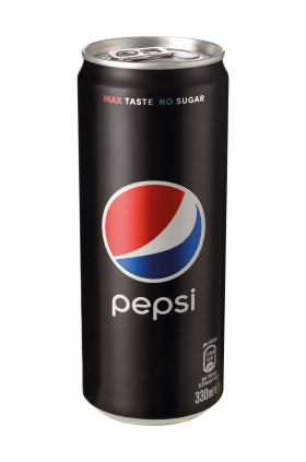 Pepsi Zero 330ml can Buy 4 For Only €3.05  10c  each can deposit Bcrs