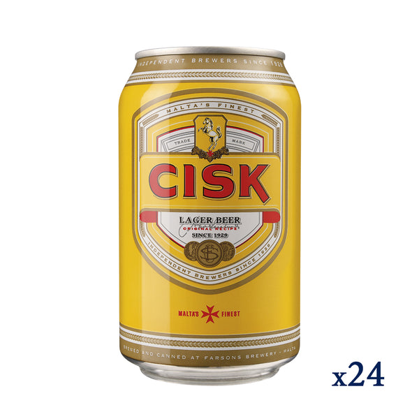 Cisk lager cans 33cl x24