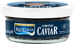 Red Elmar Lumpfish Caviar Black 50g