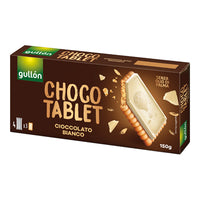 Gullon choco tablet white chocolate 150gr