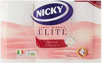 Nicky Carta Igienica Elite 12 Roli 3 Veli