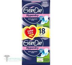 Every Day Hyperdry Extra Absorbent Cover Value pack 18pcs