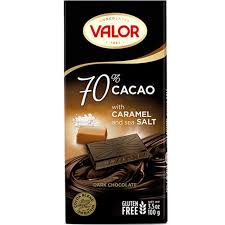 Valor 70%Dark Chocolate Carame