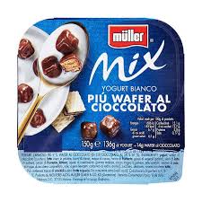 Muller Mix yogurt Bianco Piu Wafer 130g