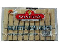 Minerva Wood Clothes Pegs 10