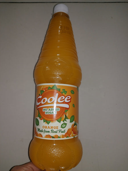 Coolee Orange no addded sugar 1ltr plus 10c bcrs deposit