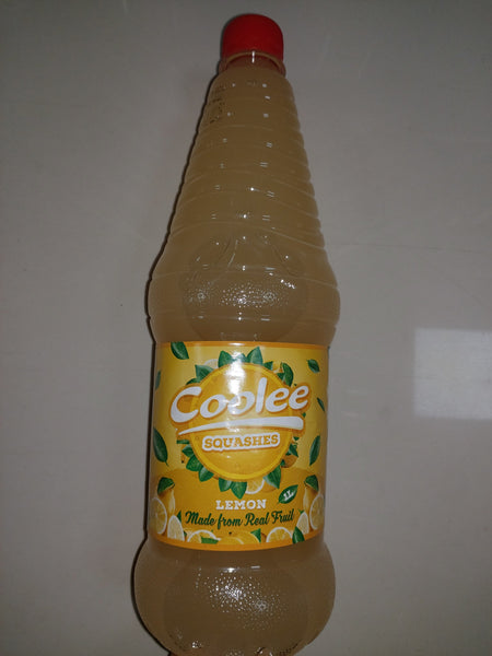 Coolee Lemon Squashes 1ltr plus 10c bcrs deposit