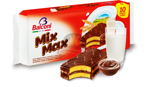 Balconi mixmax crema al cacao x10