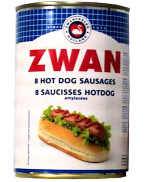 Zwan 8 Hot Dog Sausages 400gr