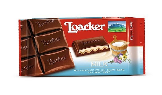 Loacker Chocolate bar  milk 55g