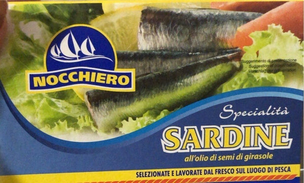 Nocchiero sardine in sunflower oil 125g