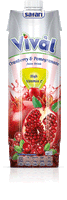 Safari Vival Cranberry and Pomegranate juice 1ltr