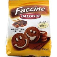 Balocco Faccine Con cioccolato e Nocciole 700g