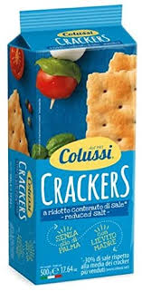 Colussi Crackers Reduced Salt 500g
