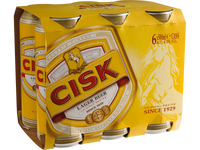 Cisk Lager beer cans x6 50cl Includes €0.10 BCRS Deposit