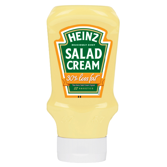 Heinz salad cream 30% less fat 605g