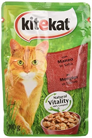 Kitekat con manzo in salsa pouch 100g