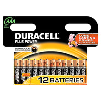 Duracell plus AAA x12